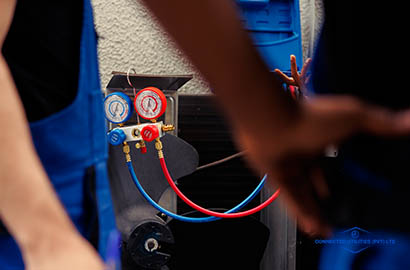 AC gas refilling