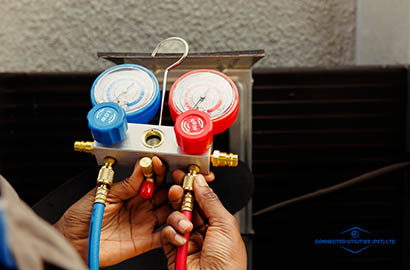 AC gas refilling